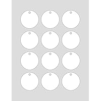 Amazon.com: 60 Printable Cardstock Hang Tags with Holes, Personalize ...
