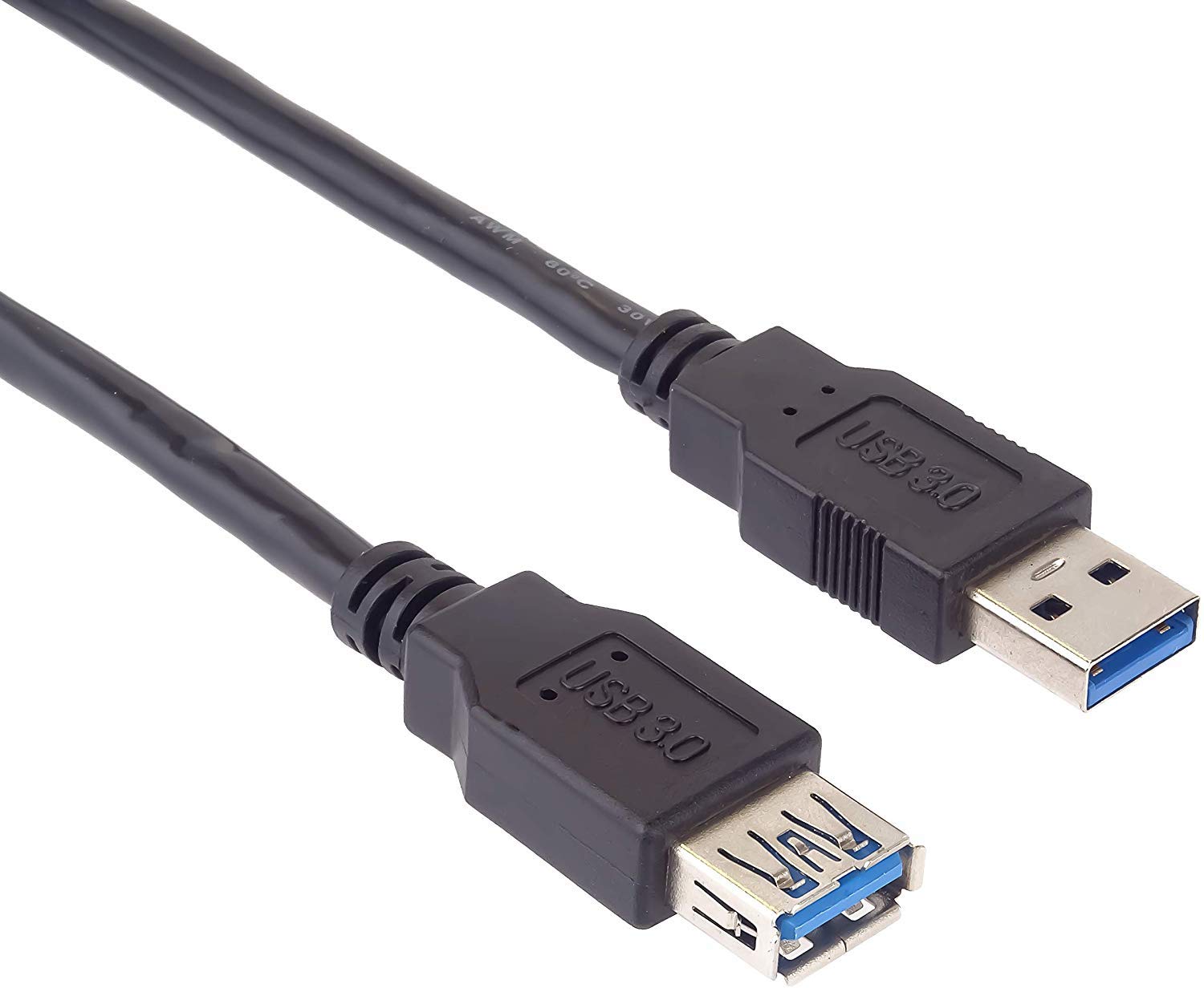 Premium Cord USB 3.0 Extension Cable Super-Speed 5 Gbps A-A, MF, 9pins, 3m