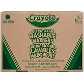 Crayola Broad Line Washable Markers (200ct), Teacher Appreciation Gifts | Classroom School Supplies, Bulk Markers for Kids, 8 Assorted Colors, Ages 3, 4, 5