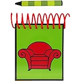 ASVP Shop STEVE - Handy Dandy Notebook With 1 Black Crayon