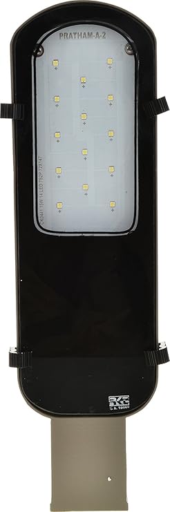 Huba Iron LED Street Light (15W, Grey & Black)