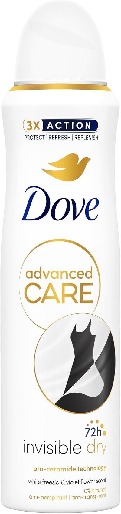 Dove Advanced Care Invisible Dry Anti-Perspirant Aerosol 150 ml Women