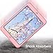 Hocase Dual Layer  Ruggged Hard Rubber Case Apple iPad mini 1 / 2 / 3 - Pink / Grey