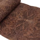 Natural Black Walnut Burl Wood Veneer - 0.25mm Thick, 98x20.8inch(2.5x0.53meter) Ideal for DIY Crafts Speaker Decoration Furniture Adornment Car Interior Veneering Wall Decor Cabinet &amp; Door Finishes