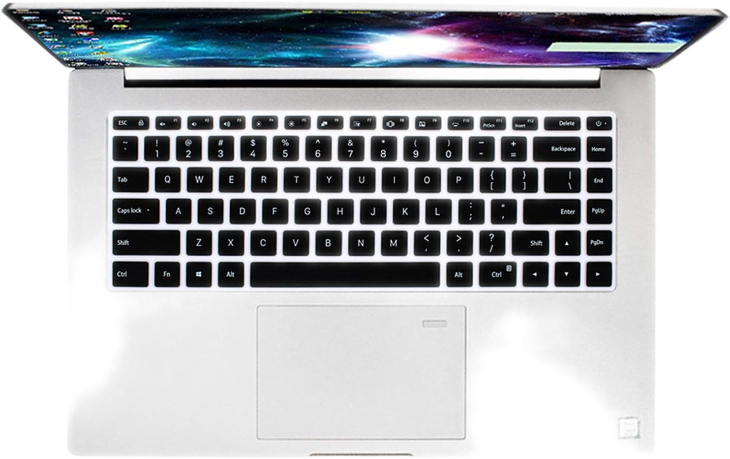 Ultra Thin Durable English Silicone Laptop Keyboard Skin Cove for Huawei Matebook X 13 Wt W09,Wt W19,Black