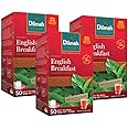 Dilmah English Breakfast - 150 tea bags - Robust Single Origin Ceylon Black Tea with color, strength and aroma (3 Pack)