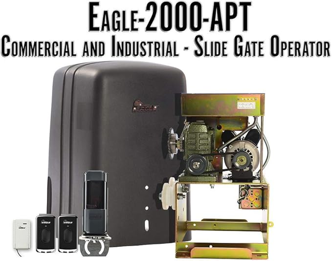 Commercial Slide Gate Operator Eagle 2000 APT 1HP Heavy