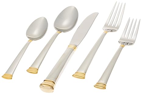 Amazon.com: Lenox Eternal Gold cubiertes 5-Piece lugar ...