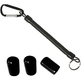 Pinpointer Tip Protectors and Lanyard for Garrett Pro-Pointer at, II (Black)