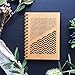 Scallop Reflections Laser Cut Wood Journal (Notebook / Birthday Gift / 5th Anniversary / Gratitude Journal / Handmade)