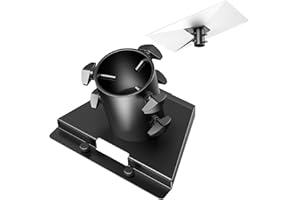 XGMATT Starlink Gen 3 Pipe Adapter, Starlink Gen 3 Mount, Starlink Pole Mount, Starlink Mounting Kit for Starlink Standard Dish V3，fits masts from 1.1-2.1in (28-54mm)