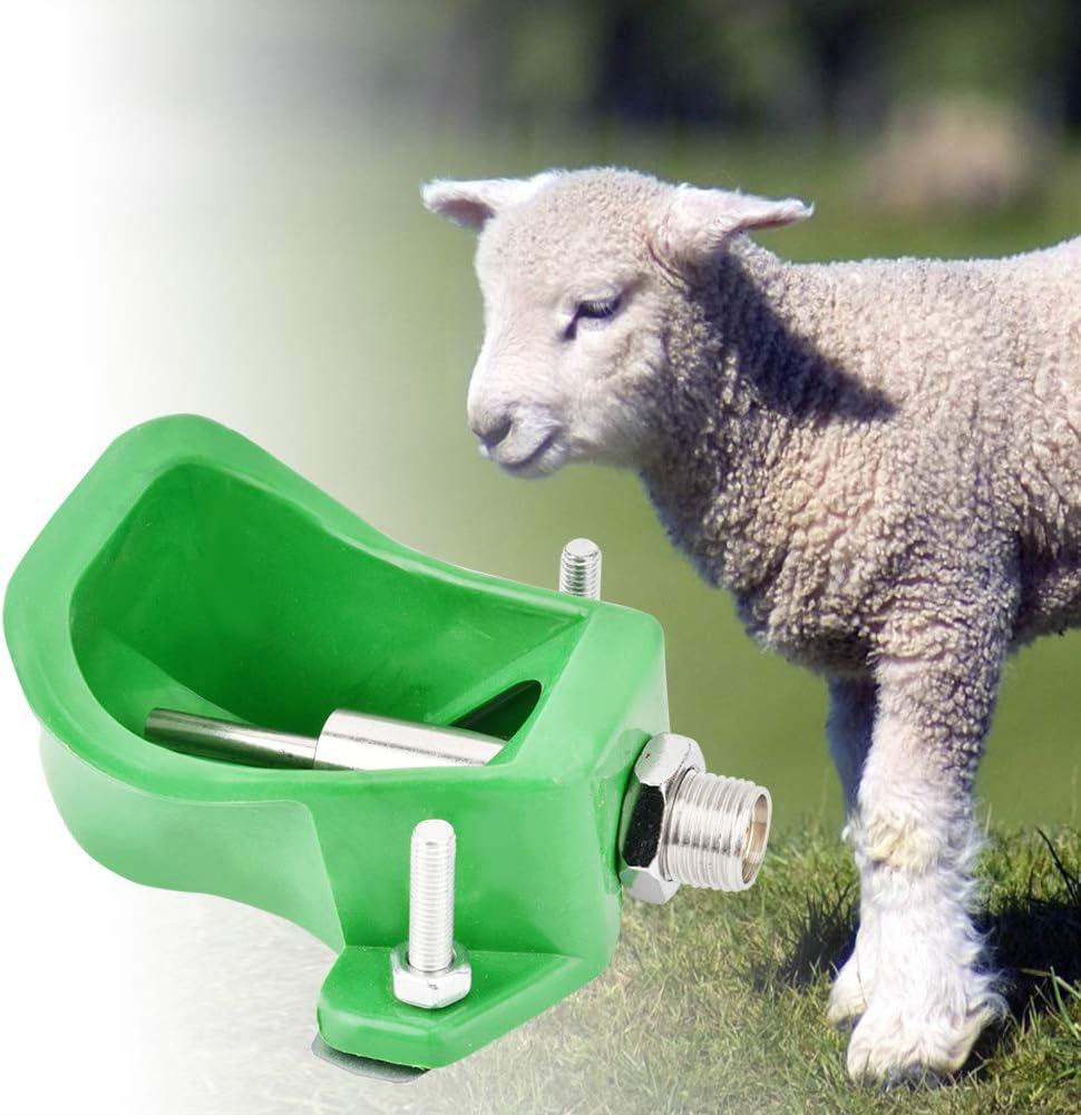 Automatic Sheep Water Bowl, Stainless Steel Goat Waterer Fountain With Copper Valve, Livestock Water Drinking Equipment Sheep Goat Dog Piglet Calf - View #3