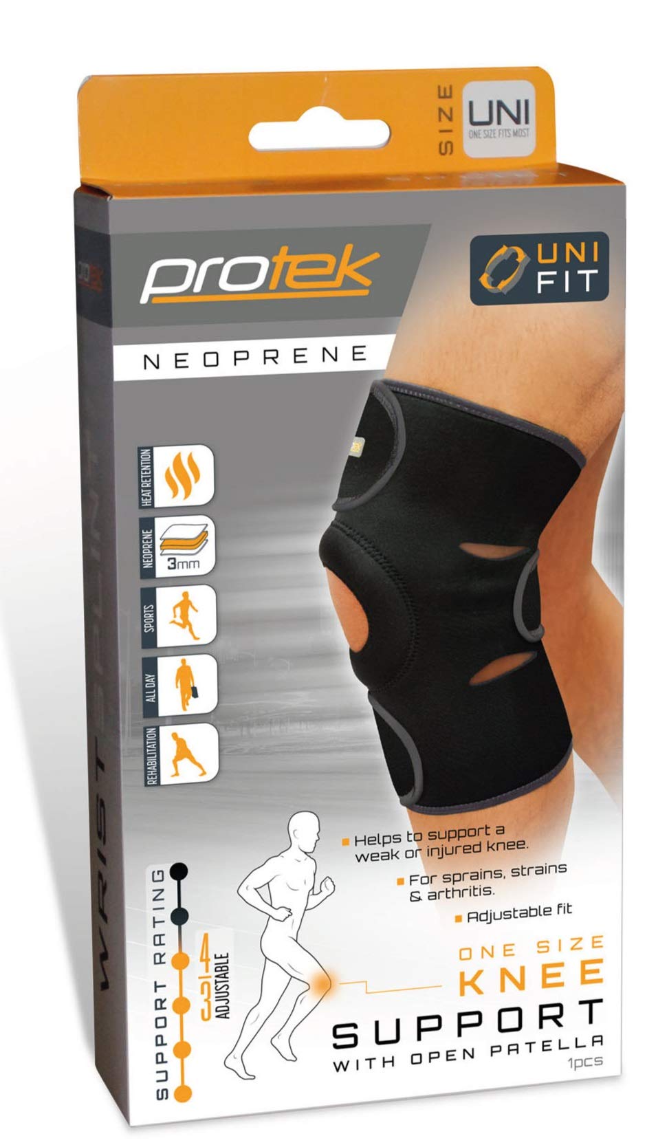 Protek Neoprene One Size Knee Support