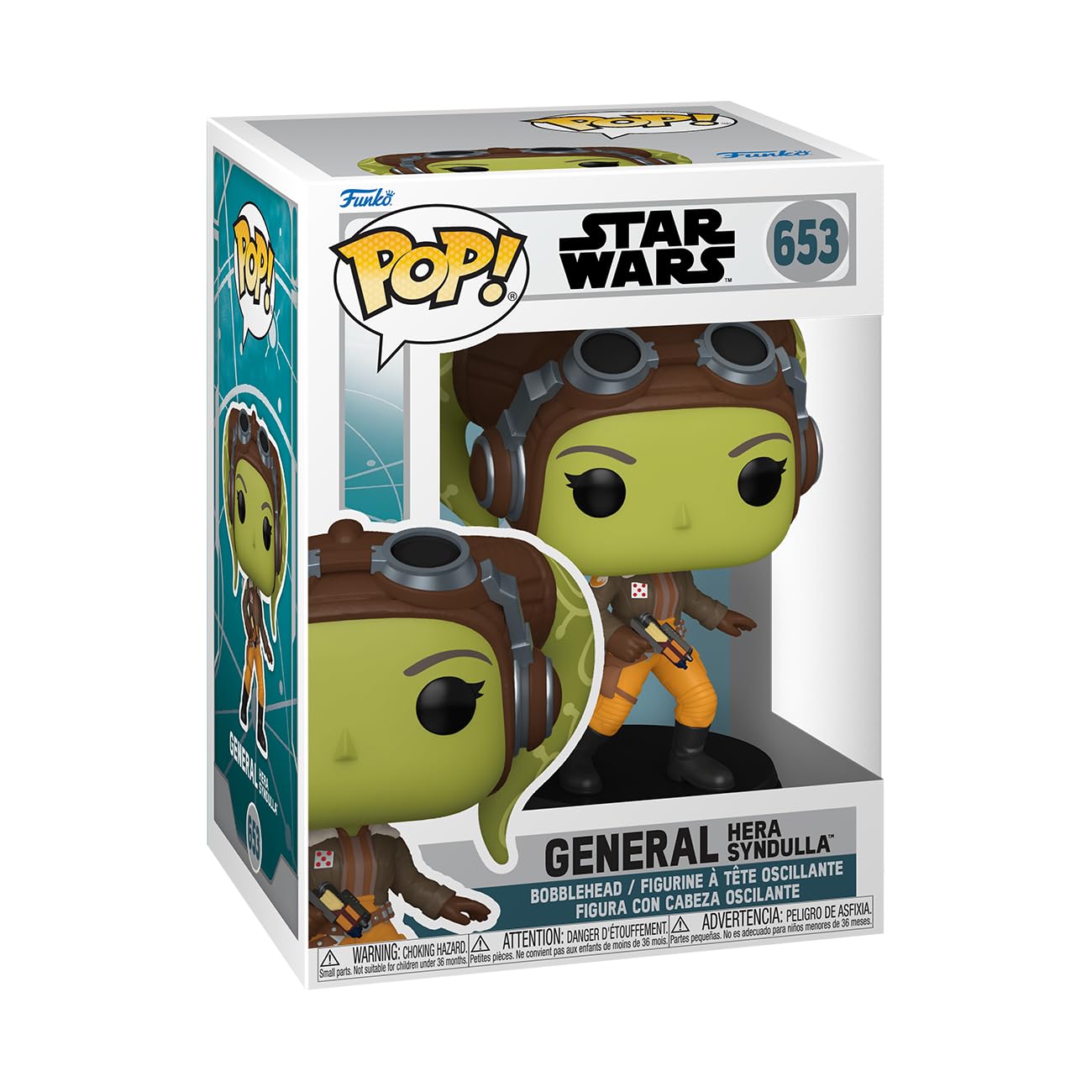 Funko Pop! Star Wars: Ahsoka TV - General Hera Syndulla - Collectable Vinyl Figure - Gift Idea - Official Merchandise - Toys for Kids & Adults - TV Fans - Model Figure for Collectors and Display
