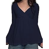 Sunloudy Women Y2K Babydoll Knit Tops Long Sleeve Lace Patchwork Low Cut Peplum Sweater Fairy Vintage 90s Coquette Blouse