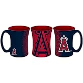 MLB Los Angeles Angels Sculpted Mocha Mug, 14-ounce