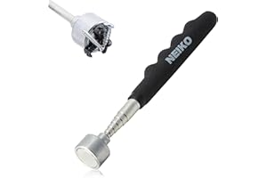 NEIKO 53425A Magnetic Pickup Tool, 25 Lb Telescoping Magnet Tool, 30" Long Extendable Magnet Pick Up Tool, Non-Slip Grip Magn
