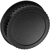 4Pcs Rear Lens Cap Cover for Canon EF EF-S/T7 T6 T5 90D 80D 77D 70D 60D 1DX | Compatible with All Canon EOS 5Ds 5D 7D / 6D Mark II III 200D Rebel SL3 SL2 T8i T7i T6i T6S T4i T5i T5 T3 Camera