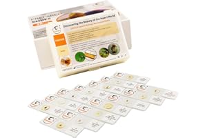 GRAMPUS 30 Prepared Microscope Slides with Specimens for Kids Students - Insects, for Biological Science Lab, Children's Science Education, Homeschooling Use