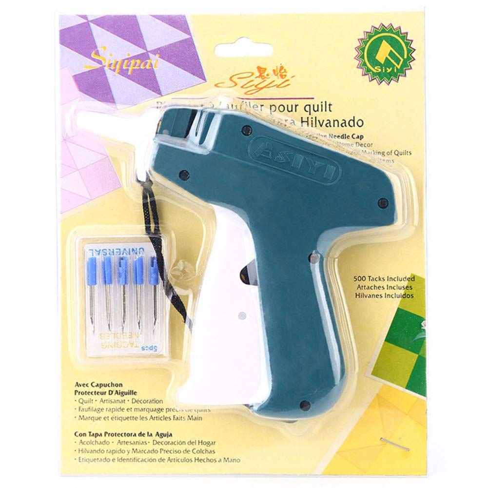 Koogel Etikettierpistole, Heftpistole Etiketten pistole mit 5 Ersatznadeln und 3000 Heftfäden für Kleidung Preisschilder Etiketten Preis Marke Tags Schild