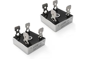 ASEMI Bridge Rectifier 50A Series KBPC5004 KBPC5006 KBPC5008 KBPC5010 Sliver Metal Case … (KBPC5004)