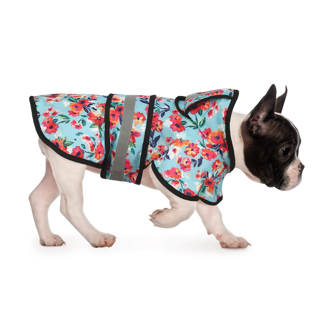 HDE Dog Raincoat Jacket Reflective Adjustable