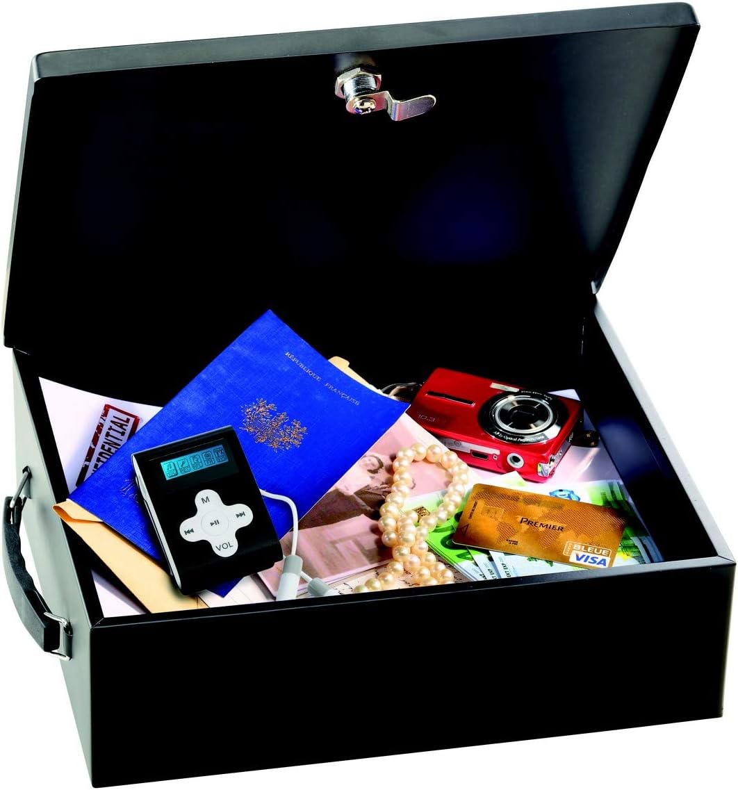 Master Lock 7149EURD Caja Fuerte [Antifuego] [con Llave] [Manejar] 7149EURD- Caja de Seguridad para Pequeña, Smarphone, A4 Documentos: Amazon.es: Bricolaje y herramientas