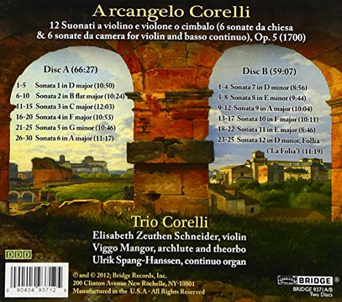 Corelli: 12 Violin Sonatas, Op.5