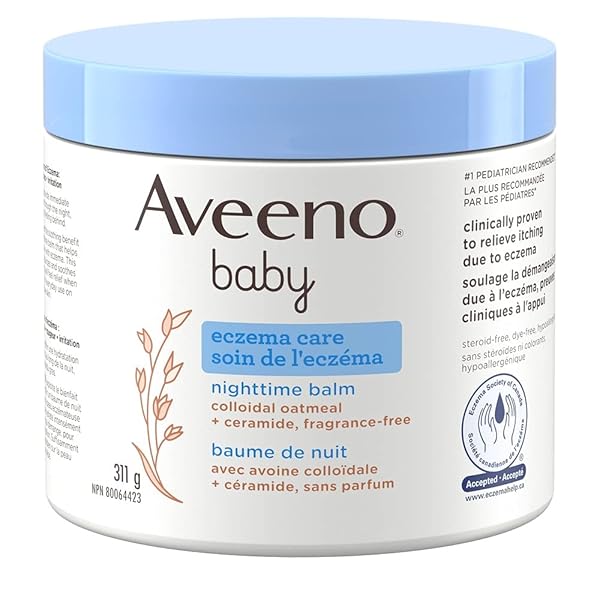 AVEENO BABY ECZEMA CARE NIGHT CREAM, BEDTIME BALM...