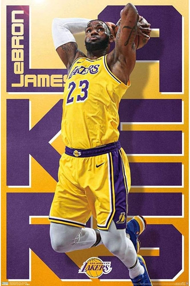 Amazon Co Jp Los Angeles Lakers Nba ロサンゼルスレイカーズ Lebron James ポスター 公式 オフィシャル ホーム キッチン