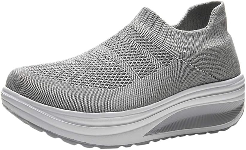 Tennis Compensees A Enfiler Femme Baskets Retro Sport Overdose Automne Hiver Chaussures Plates Sans Lacets Casual Cushion Loafers Sneakers Amazon Fr Chaussures Et Sacs