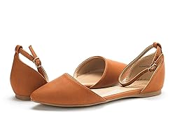 DREAM PAIRS Flapointed Women's Casual D'Orsay