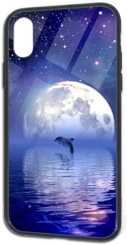 Amazon Iphone X ケース Iphone Xs ケース スマホケース 海の上のイルカ おしゃれ Tpu 耐衝撃 レンズ保護 脱着簡単 指紋防止 傷防止 かわいい スクリーンプロテクター 通販
