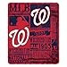 MLB Washington Nationals Strength Printed Fleece Throw, 50