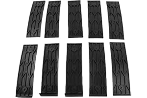 RASTKY Boat Trailer Bunk Slides Smooth Launching and Retrievall for Water Enthusiasts Black 10 Piece Set