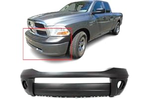 FitParts Compatible with Front Bumper Cover Dodge Ram 2006-2009 SLT ST SXT. W/Fog Light Holes. New, Primed and Ready for Paint, Fascia. CH1000873 68001349AA