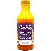 Amoretti - Natural Passion Fruit Artisan Flavor 8 oz - Perfect For Pastry, Savory, Brewing, and more, Preservative Free, Vegan, Gluten Free, Kosher Pareve, No Artificial Sweeteners, Highly