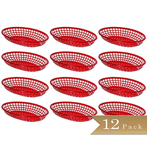 12 Food Serving Baskets Ketchup Mustard & Mayo Squeeze Bottles Condiments + 50 Deli Wrappers outdoor picnic party BBQ fun pack sandwich papers