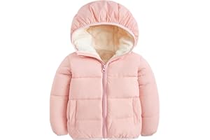 BFUSTYLE Toddler Winter Coats Hooded Infants Fleece Jacket Thickened Jacket for Baby Girls Boys 1-5T