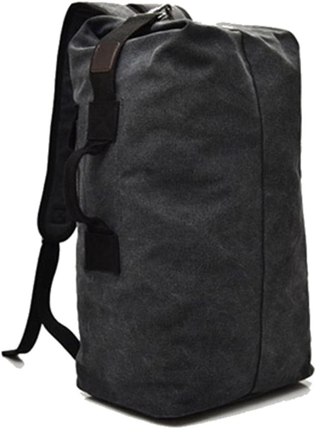 OAREA Large Capacity Travel Tactical Military Backpack Women Army Bags Canvas Bucket Shoulder Bag Sports Bag 55*30*20cm