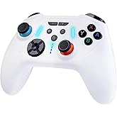 Semaiki Wireless Controller for Switch 2/Switch 2 Pro/Switch/Lite/OLED/PC,Switch 2 Controller with Dual Vibration/6 Achsen Gyroskop/Turbo (White)