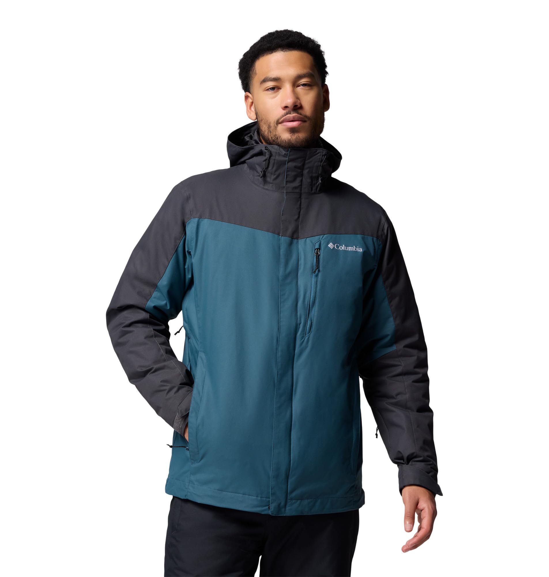 Photo 1 of Columbia Mens Whirlibird V Interchange Jacket, Everblue/Shark, Large Tall