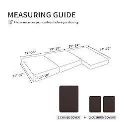 Easy-Going 100% Waterproof 3 Pieces Couch Cushion
