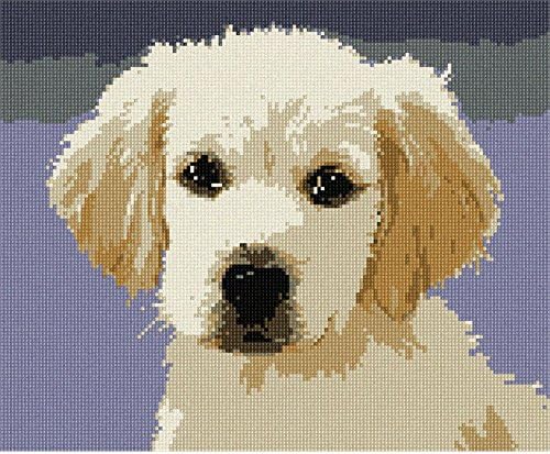 pepita Puppy Needlepoint Canvas