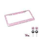 Bling Car License Plate Frame, Handcrafted Crystal