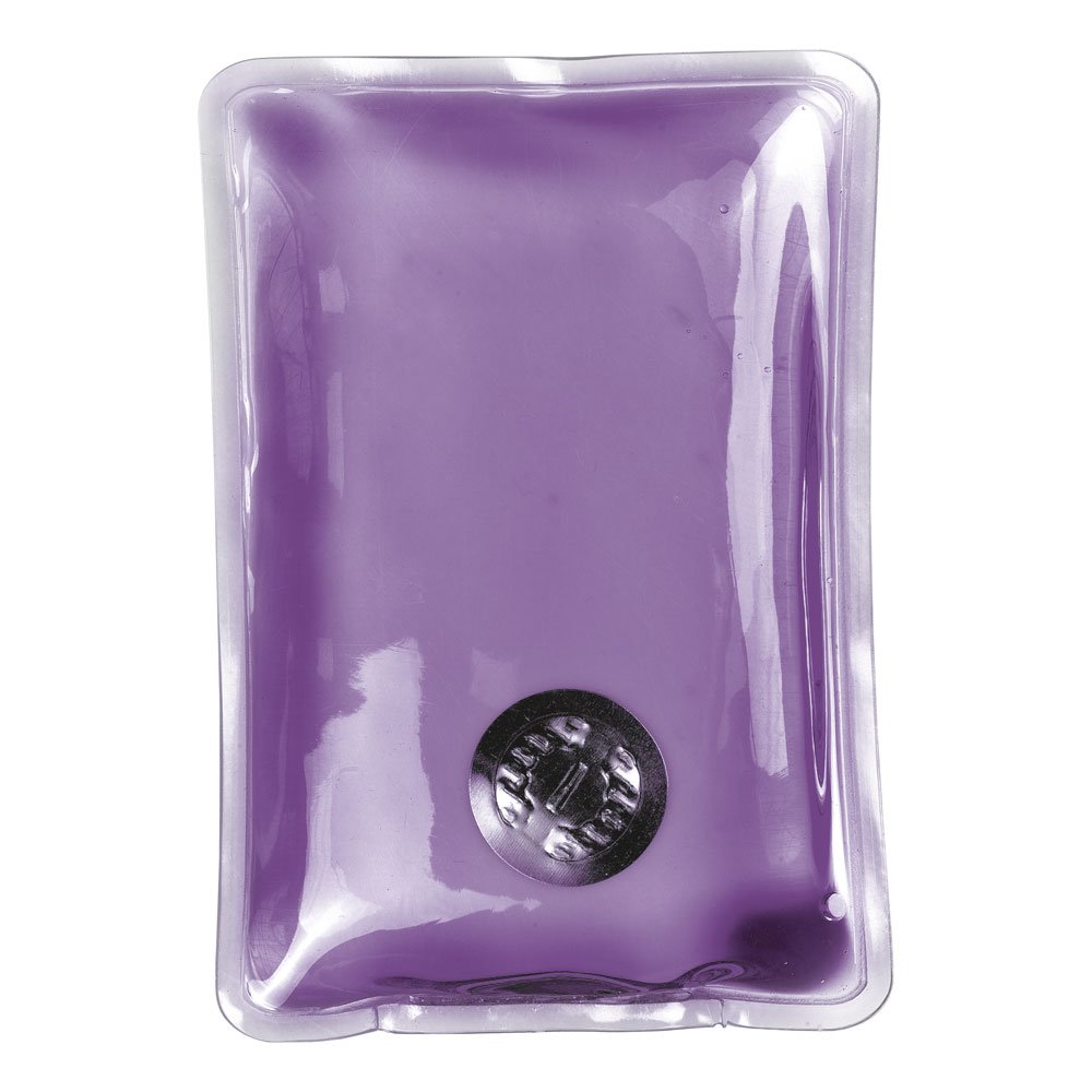 Pack 2 Instant Heating GEL HAND WARMERS - Reusable Heat Packs Pads Handwarmers (Purple - Pack of 2)
