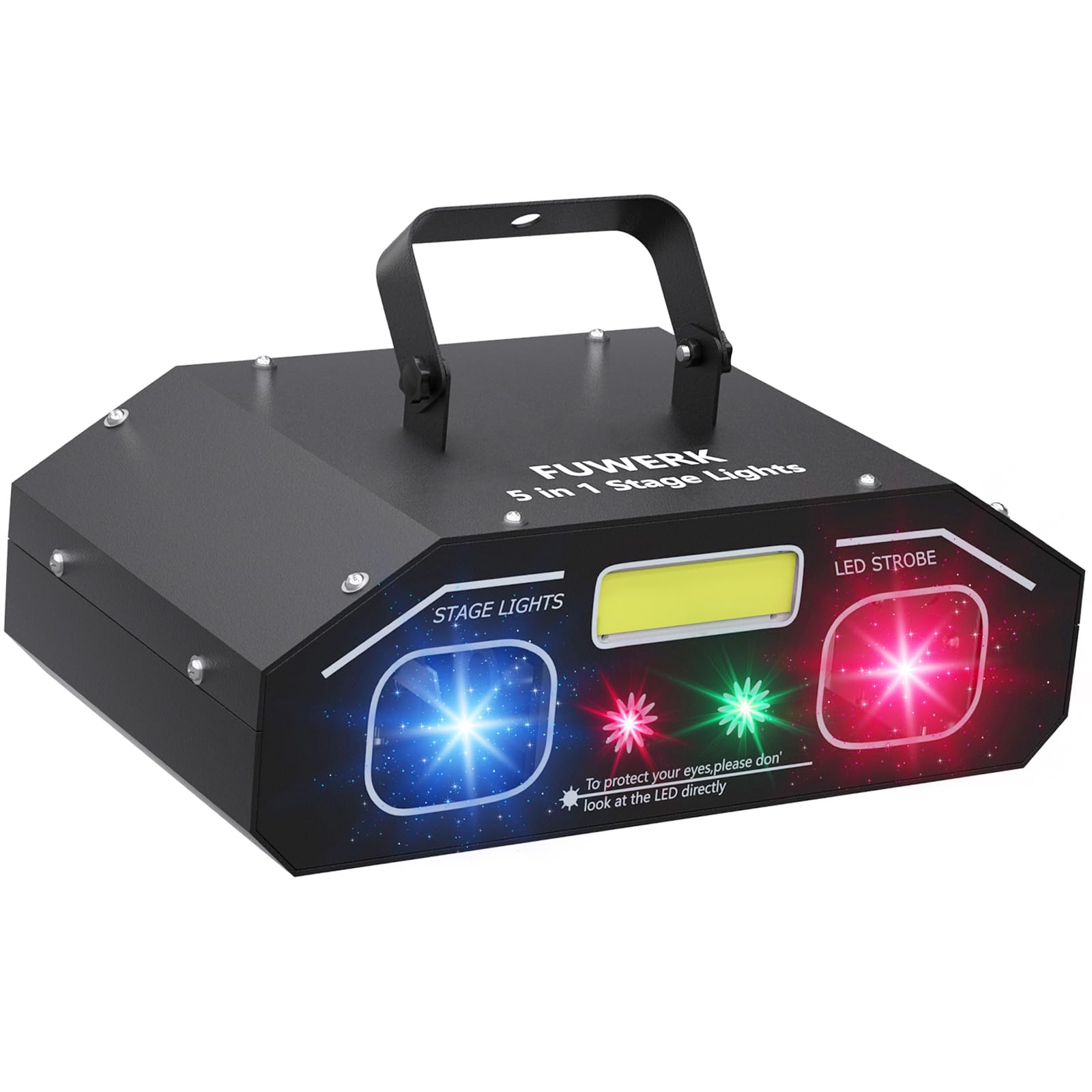 4 in 1 Mixed Effect Sound Activated DJ Stage Lights