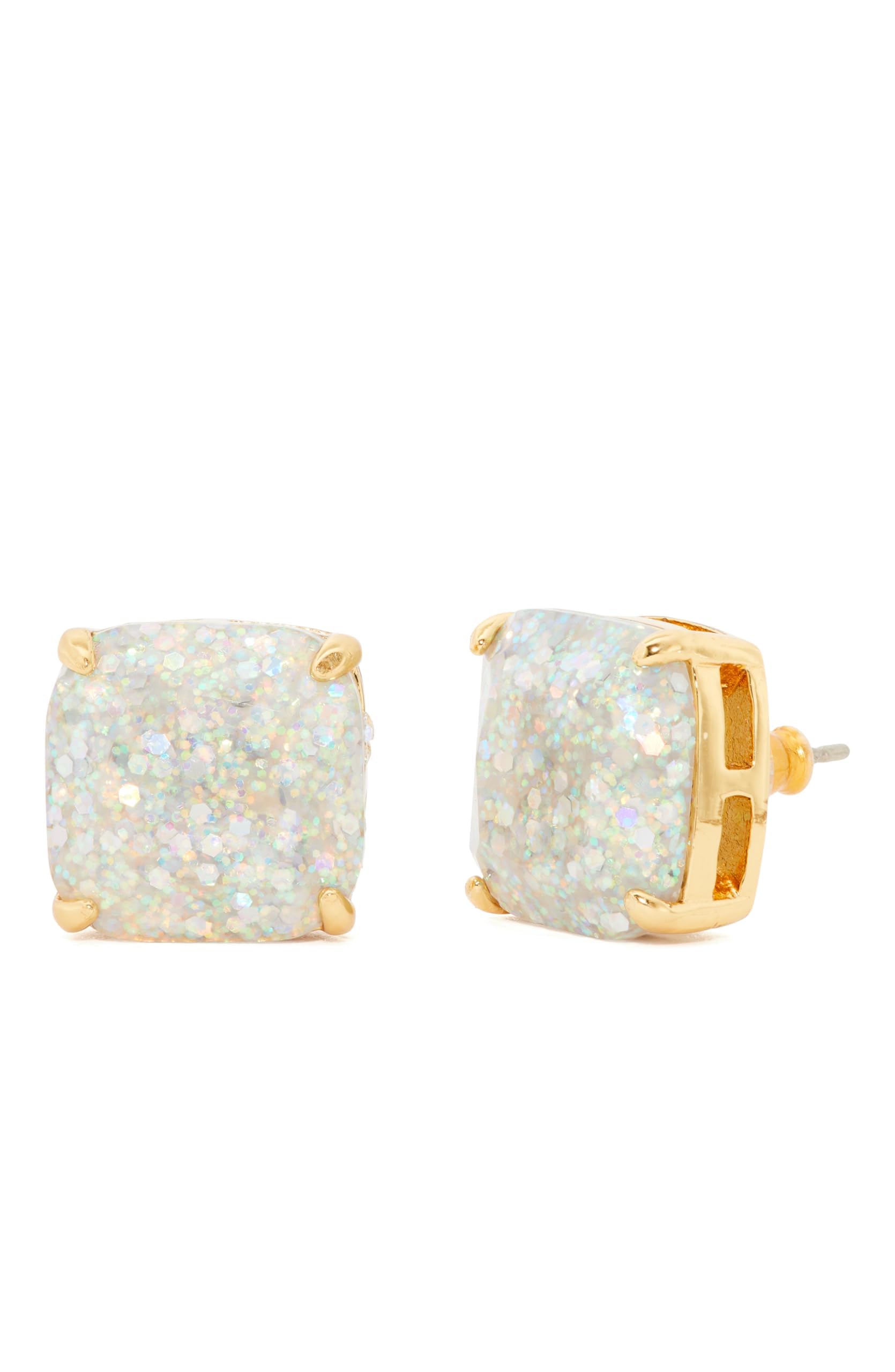Small Square Stud Earrings
