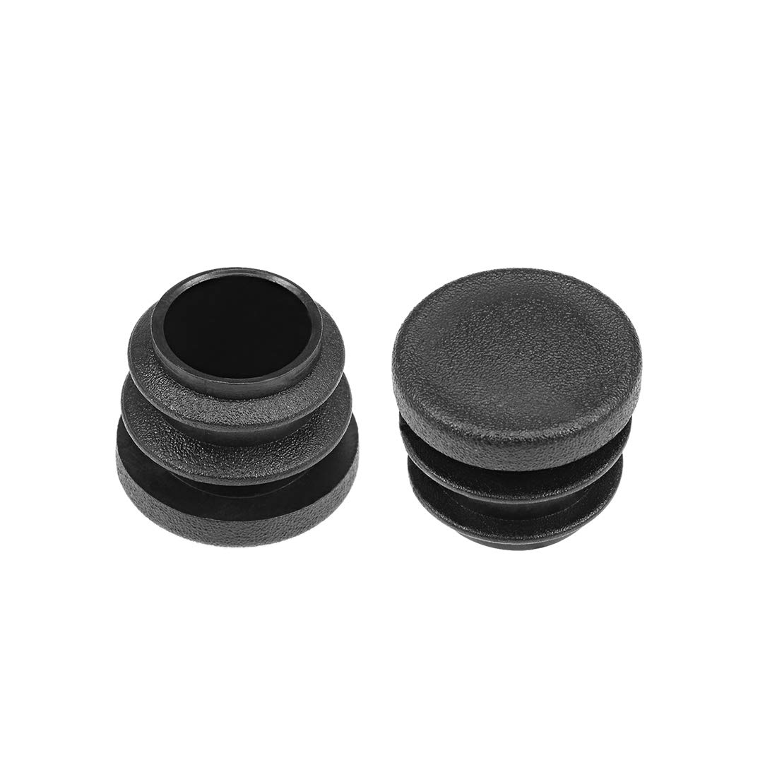 sourcing map Plastic Plug End Caps 16mm Round Furniture Table Chair Legs 20Pcs