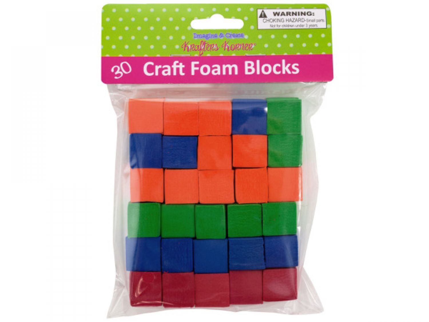 Craft Foam Blocks Set of 12, [Crafts, Foam Shapes] Home